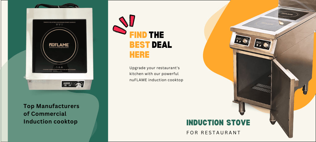 Top Manufacturers of Commercial Induction Cooktop  - Find the Best Deals Here Induction Stove For Restaurant